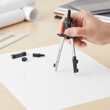 ▷ COMPAS FABER CASTELL ARTICULADO+ADAPTADOR+ACCESORIOS 340MM | Taine - Imagen 2