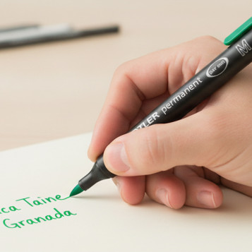 ▷ ROTULADOR STAEDTLER VERDE M 1MM 317-5 LUMOCOLOR | Taine - Imagen 2