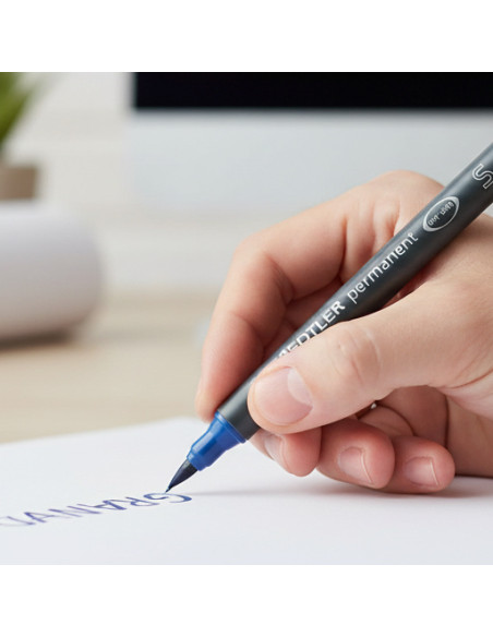 ▷ ROTULADOR STAEDTLER AZUL S 313 0.4MM LUMOCOLOR | Taine - Imagen 2