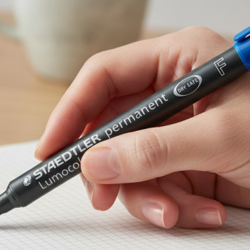 ▷ ROTULADOR STAEDTLER AZUL F 0.6 MM 318-3 LUMOCOLOR | Taine - Imagen 2