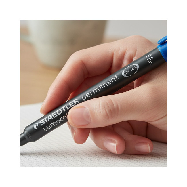 ▷ ROTULADOR STAEDTLER AZUL F 0.6 MM 318-3 LUMOCOLOR | Taine - Imagen 2