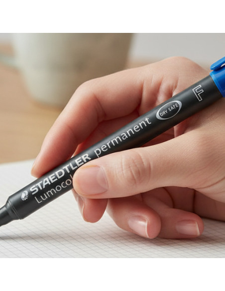 ▷ ROTULADOR STAEDTLER AZUL F 0.6 MM 318-3 LUMOCOLOR | Taine - Imagen 2