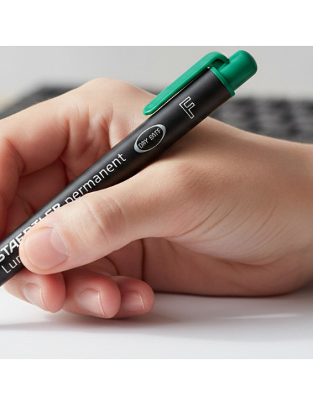 ▷ ROTULADOR STAEDTLER VERDE F 0.6MM 318-5 LUMOCOLOR | Taine - Imagen 2
