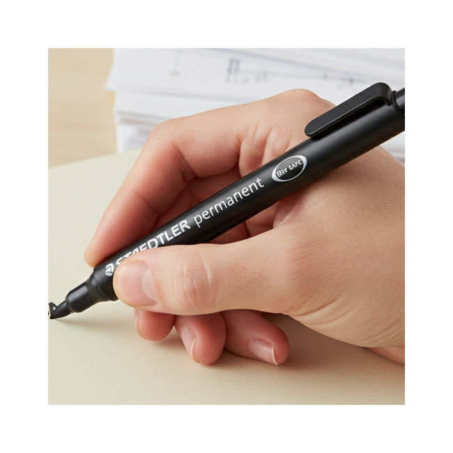 ▷ ROTULADOR STAEDTLER NEGRO M 1MM 317-M LUMOCOLOR | Taine - Imagen 2