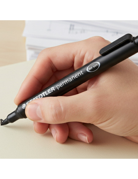▷ ROTULADOR STAEDTLER NEGRO M 1MM 317-M LUMOCOLOR | Taine - Imagen 2