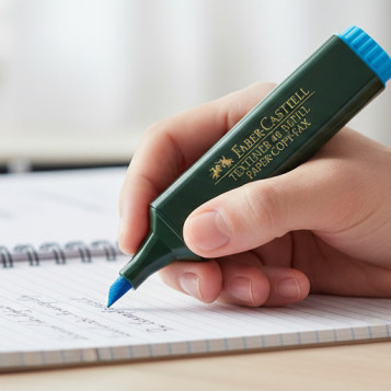 ▷ ROTULADOR FABER CASTELL AZUL TEXTLINER FLUOR 48 | Taine - Imagen 2