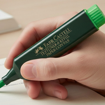 ▷ ROTULADOR FABER CASTELL VERDE TEXTLINER FLUOR 48 | Taine - Imagen 2
