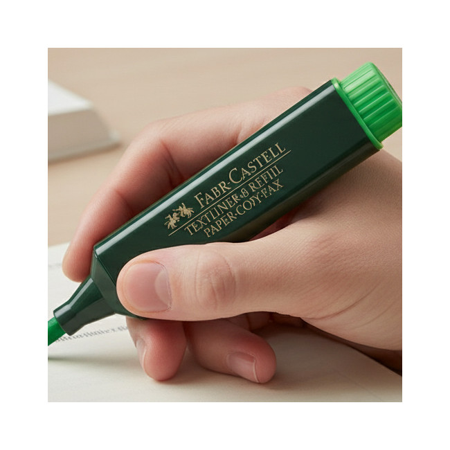 ▷ ROTULADOR FABER CASTELL VERDE TEXTLINER FLUOR 48 | Taine - Imagen 2