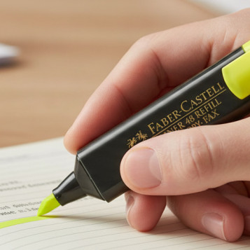 ▷ ROTULADOR FABER CASTELL AMARILLO TEXTLINER FLUOR | Taine - Imagen 2