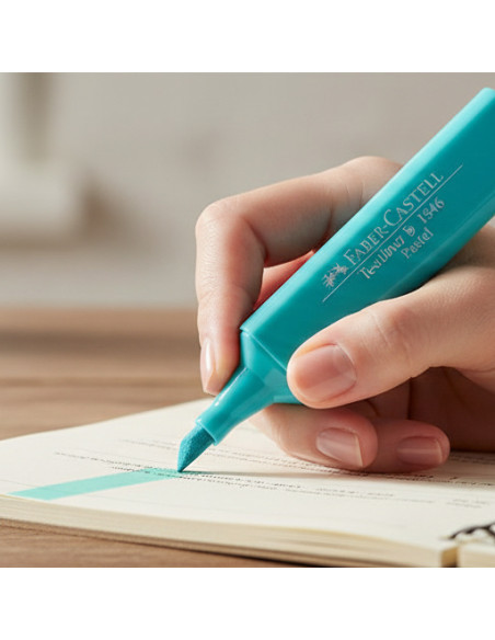 ▷ ROTULADOR FABER CASTELL TURQUESA TEXTLINER 46 | Taine - Imagen 2