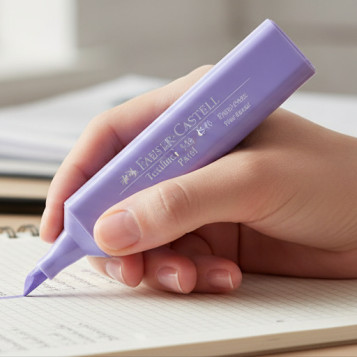 ▷ ROTULADOR FABER CASTELL LILA TEXTLINER PASTEL 46 | Taine - Imagen 2