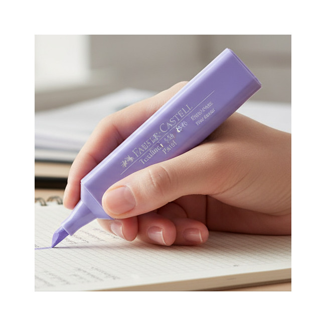 ▷ ROTULADOR FABER CASTELL LILA TEXTLINER PASTEL 46 | Taine - Imagen 2