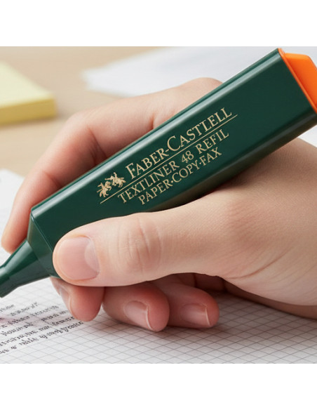 ▷ ROTULADOR FABER CASTELL NARANJA TEXTLINER FLUOR 48 | Taine - Imagen 3