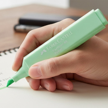 ▷ ROTULADOR FABER CASTELL VERDE CLARO TEXTLINER PASTEL 46 | Taine - Imagen 2