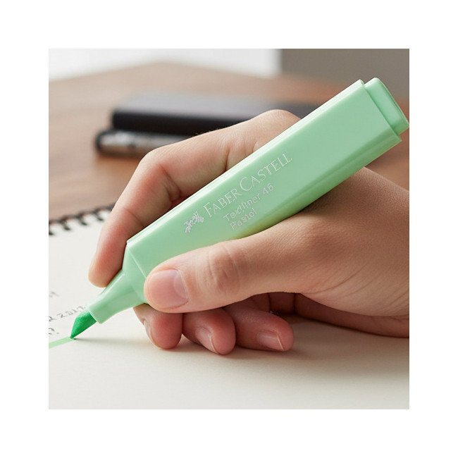▷ ROTULADOR FABER CASTELL VERDE CLARO TEXTLINER PASTEL 46 | Taine - Imagen 2
