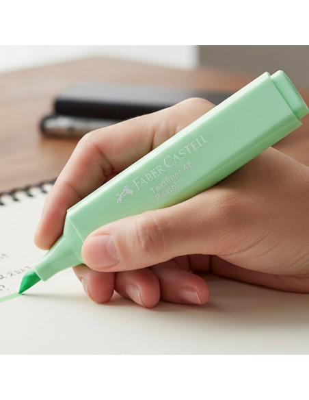 ▷ ROTULADOR FABER CASTELL VERDE CLARO TEXTLINER PASTEL 46 | Taine - Imagen 2