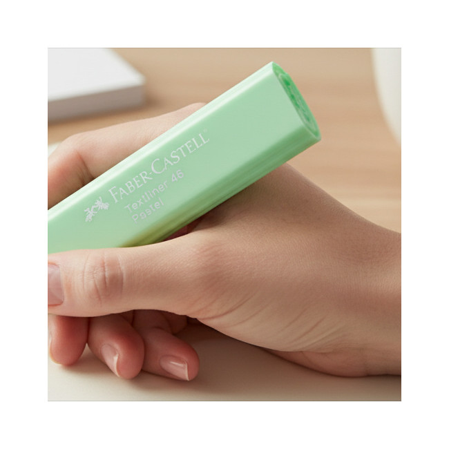 ▷ ROTULADOR FABER CASTELL VERDE CLARO TEXTLINER PASTEL 46 | Taine - Imagen 3