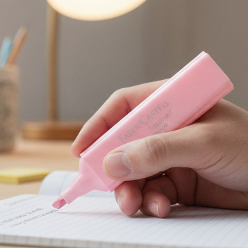 ▷ ROTULADOR FABER CASTELL ROSA SUAVE TEXTLINER PASTEL 46 | Taine - Imagen 2