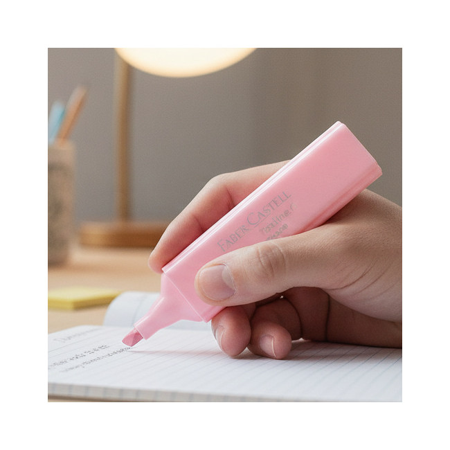 ▷ ROTULADOR FABER CASTELL ROSA SUAVE TEXTLINER PASTEL 46 | Taine - Imagen 2
