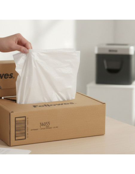 ▷ BOLSAS FELLOWES DE DESTRUCTORAS PACK 50 UDS 50-75L DE CAPACIDAD | Taine - Imagen 2