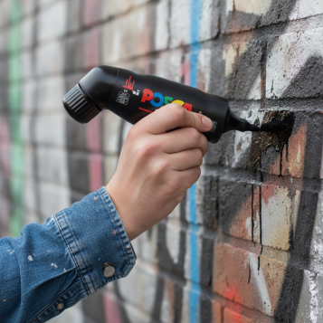 ▷ ROTULADOR POSCA PCM-22 3-19 MM NEGRO | Taine - Imagen 2