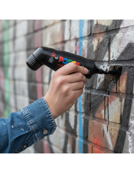 ▷ ROTULADOR POSCA PCM-22 3-19 MM NEGRO | Taine - Imagen 2