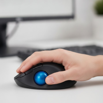 ▷ TRACKBALL KENSINGTON INALÁMBRICO TB450 PROFIT® ERGO NEGRO Y AZUL | Taine - Imagen 2