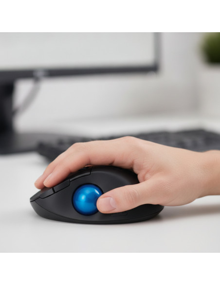 ▷ TRACKBALL KENSINGTON INALÁMBRICO TB450 PROFIT® ERGO NEGRO Y AZUL | Taine - Imagen 2