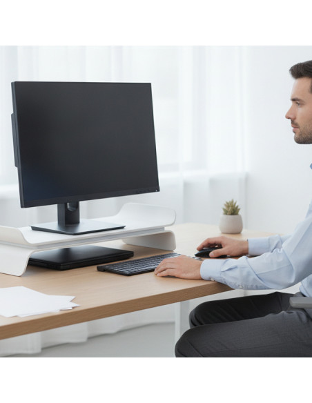 ▷ SOPORTE LEITZ PARA MONITOR AJUSTABLE ERGO, GRIS | Taine - Imagen 2