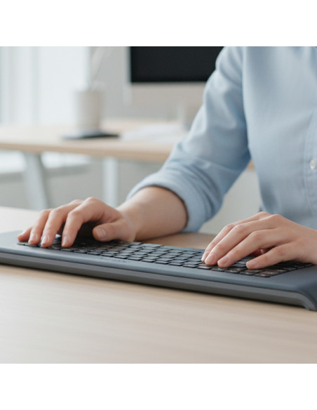 ▷ REPOSAMUÑECAS LEITZ P.TECLADO AJUSTABLE ERGO GRIS OS | Taine - Imagen 2