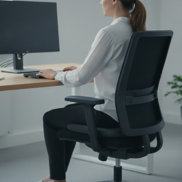 ▷ COJÍN LEITZ DE ASIENTO ACTIVE ERGO WOBBLE, GRIS OSCURO | Taine - Imagen 2