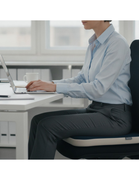 ▷ COJÍN LEITZ DE ASIENTO ACTIVE WOBBLE C.FUNDA,GRIS OSCURO | Taine - Imagen 2