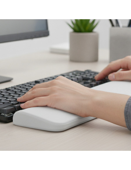 ▷ REPOSAMUÑECAS LEIZ PARA TECLADO AJUSTABLE ERGO COSY, GRIS | Taine - Imagen 2