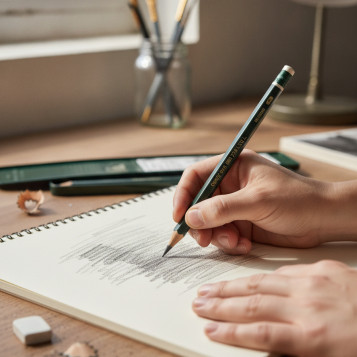 ▷ LAPICES FABER CASTELL 5 UDS 9000 JUMBO | Taine - Imagen 2