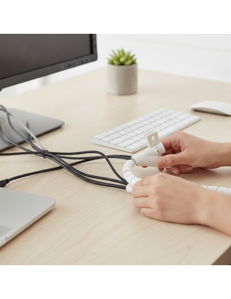 ▷ ORGANIZADOR FELLOWES CABLES CABLEZIP BLANCO | Taine - Imagen 2