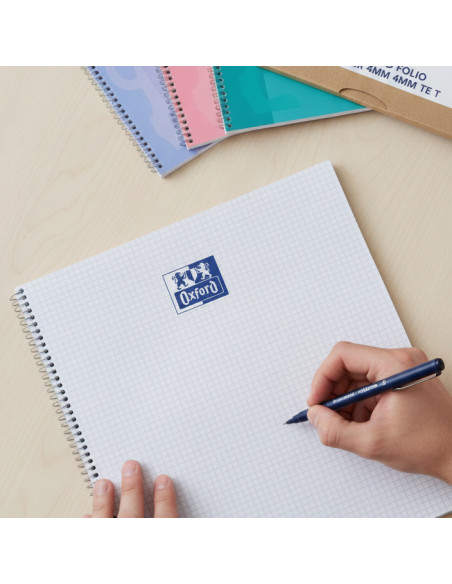 ▷ PACK 4+1 CUADERNO OXFORD FOLIO 80H 90GR 4MM TE T | Taine - Imagen 2