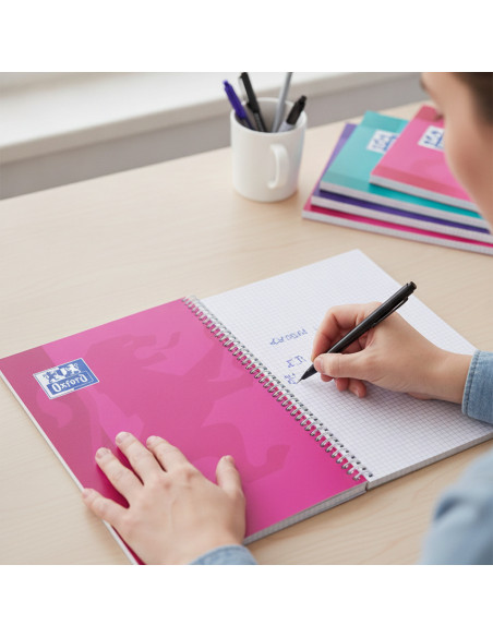 ▷ PACK 4+1 CUADERNO OXFORD FOLIO 80H 90GR 4MM TB T | Taine - Imagen 2