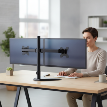 ▷ PEANA FELLOWES DE MONITOR DOBLE HORIZONTAL PROFESSIONAL SERIES™ FELLOWES | Taine - Imagen 2