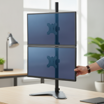 ▷ PEANA FELLOWES DE MONITOR DOBLE VERTICAL PROFESSIONAL SERIES™ FELLOWES | Taine - Imagen 2