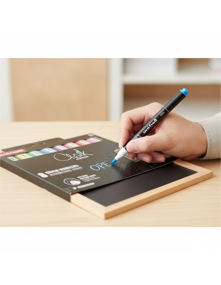 ▷ ROTULADORES UNIBALL 8 UDS CHALK MARKERS TIZA | Taine - Imagen 2