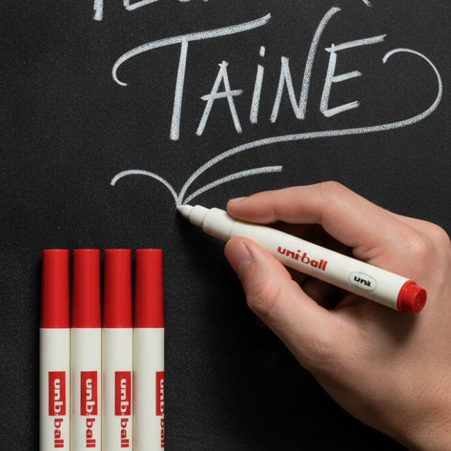 ▷ ROTULADORES UNIBALL 4 UDS CHALK MARKERS TIZA | Taine - Imagen 2