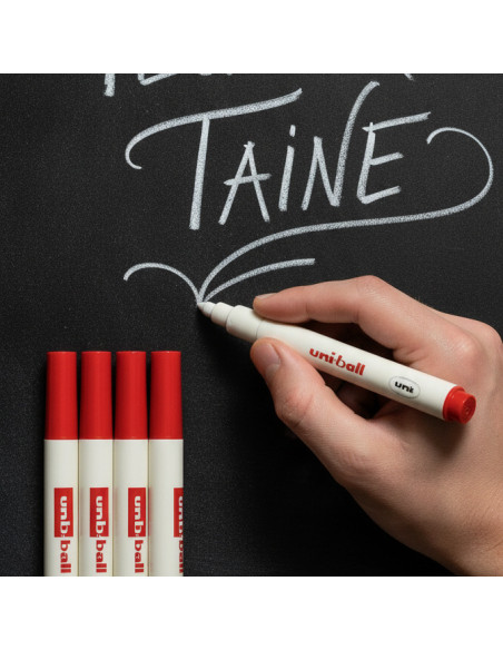 ▷ ROTULADORES UNIBALL 4 UDS CHALK MARKERS TIZA | Taine - Imagen 2