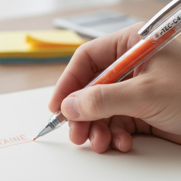 ▷ *BOLIGRAFO PILOT G-TEC-C4 EXTRAFINO GEL NARANJA | Taine - Imagen 2