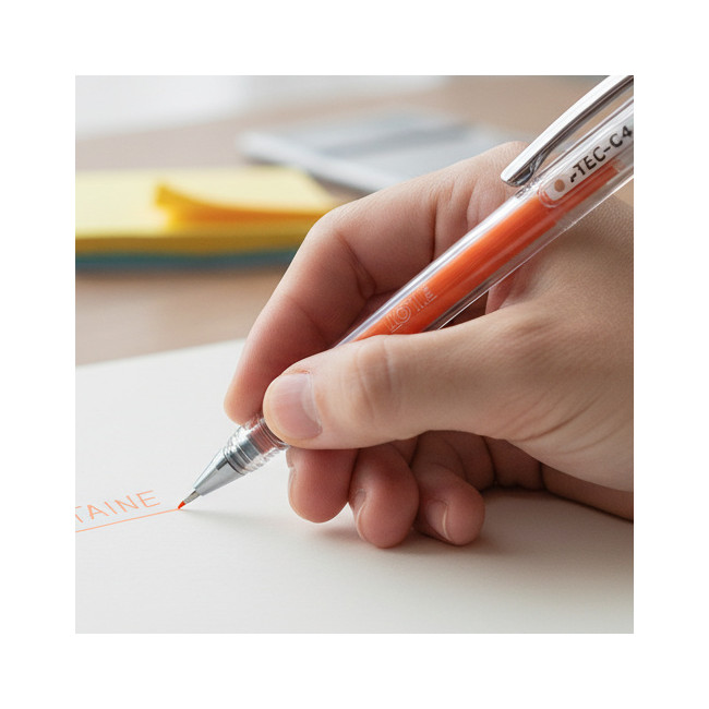 ▷ *BOLIGRAFO PILOT G-TEC-C4 EXTRAFINO GEL NARANJA | Taine - Imagen 2