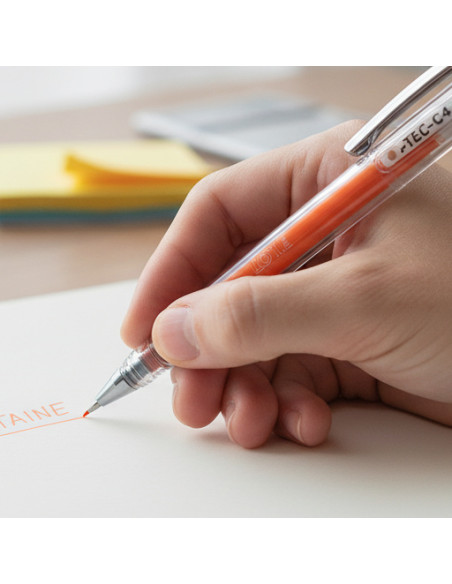 ▷ *BOLIGRAFO PILOT G-TEC-C4 EXTRAFINO GEL NARANJA | Taine - Imagen 2