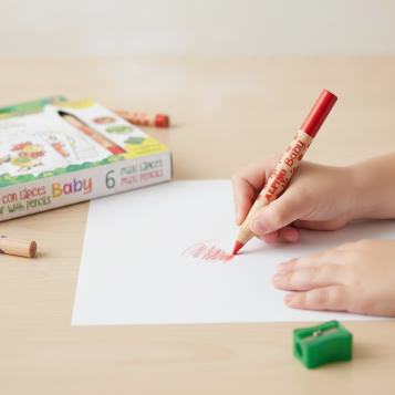▷ LAPICES ALPINO 6 UDS BABY ESTUCHE | Taine - Imagen 2