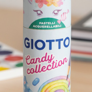 ▷ LAPICES GIOTTO 18 UDS TUBO COLORES CANDY COLLECTION | Taine - Imagen 2