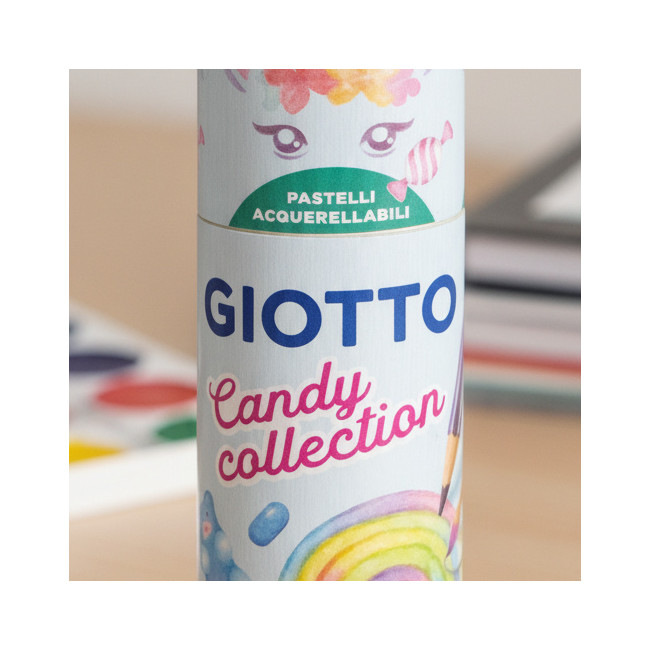 ▷ LAPICES GIOTTO 18 UDS TUBO COLORES CANDY COLLECTION | Taine - Imagen 2