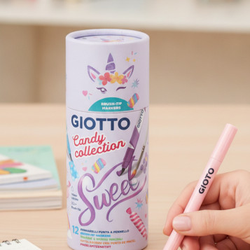 ▷ ROTULADORES GIOTTO 12 UDS COLORES CANDY COLLECTION | Taine - Imagen 2