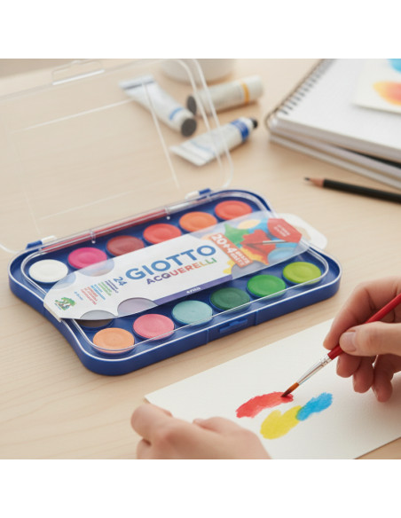 ▷ ESTUCHE GIOTTO 20+4 ACUARELAS | Taine - Imagen 2